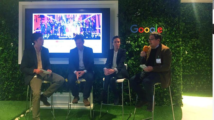 Manu Quero (Youtube), Tinet Rubira (Gestmusic), Justine Ryst (Youtube) e Ignacio Gómez (RTVE)