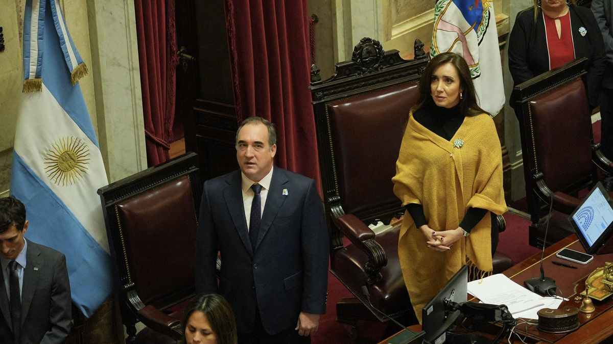 Victoria Villarruel presidió el comienzo de la sesión