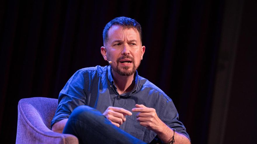 El exvicepresidente del Gobierno, Pablo Iglesias, durante el encuentro bajo el título ‘Frenar a la extrema derecha’, en el Ateneo de Madrid, a 21 de mayo de 2026, en Madrid (España).
