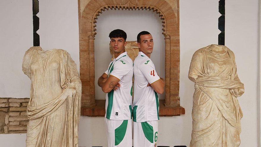 Presentación de Damián Cáceres y Jacobo Martí como nuevos jugadores del Córdoba CF en el Museo Arqueológico
