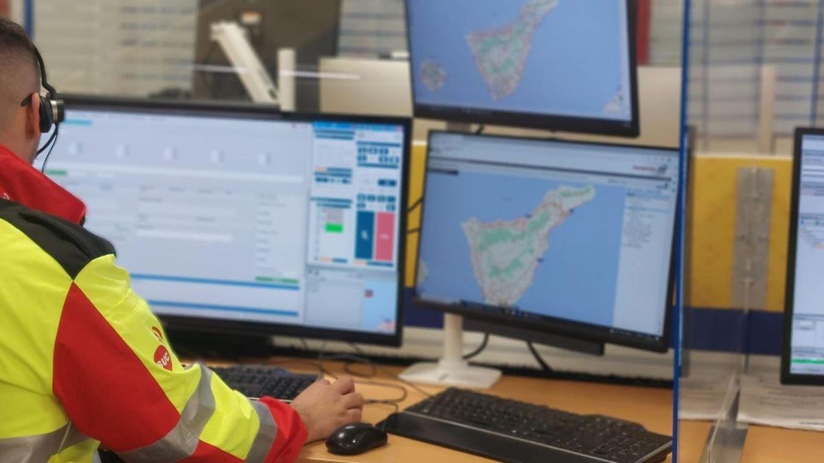 Accidente múltiple entre tres motos y un coche en Tenerife con heridos de diversa consideración