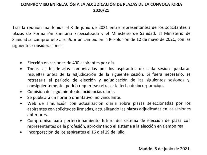 La propuesta de Sanidad a los MIR.