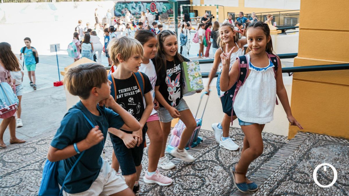 La vuelta al cole en el colegio Colón