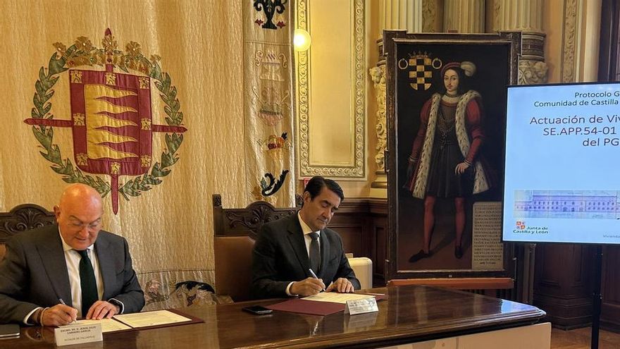 El alcalde de Valladolid cede los Cuarteles de Artillería para que la Junta de Castilla y León edifique viviendas de alquiler joven