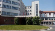 La entrada al Hospital de Navarra.