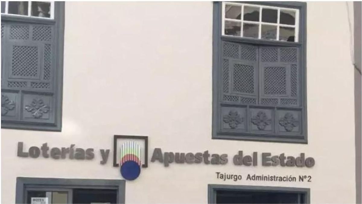 Imagen de Archivo de la Administración de Lotería número 2 de Santa Cruz de La Palma, en la calle Anselmo Pérez de Brito.