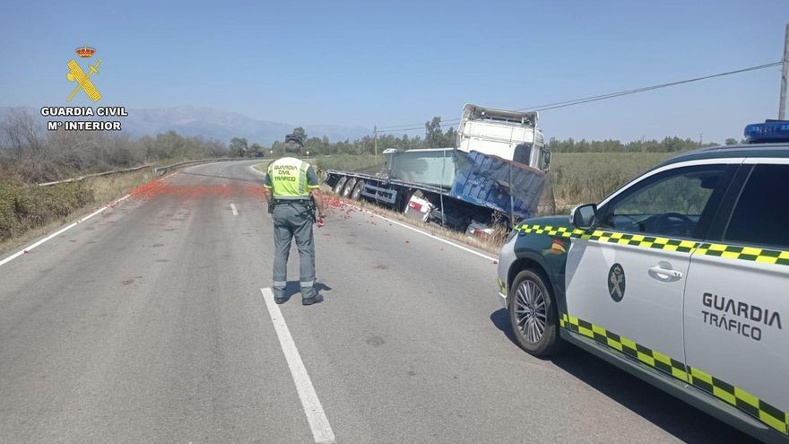 Investigado un conductor que sufrió un accidente en Tiétar por conducir borracho y drogado