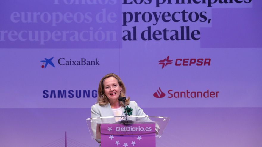 Nadia Calviño, vicepresidenta primera del Gobierno y ministra de Asuntos Económicos y Transformación Digital