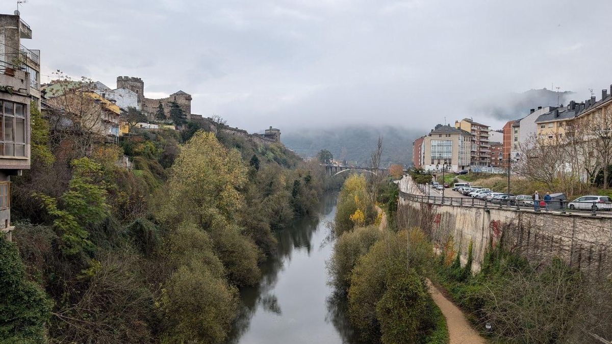 Cielos cubiertos en la provincia de León con previsión de nieve en zonas de montaña