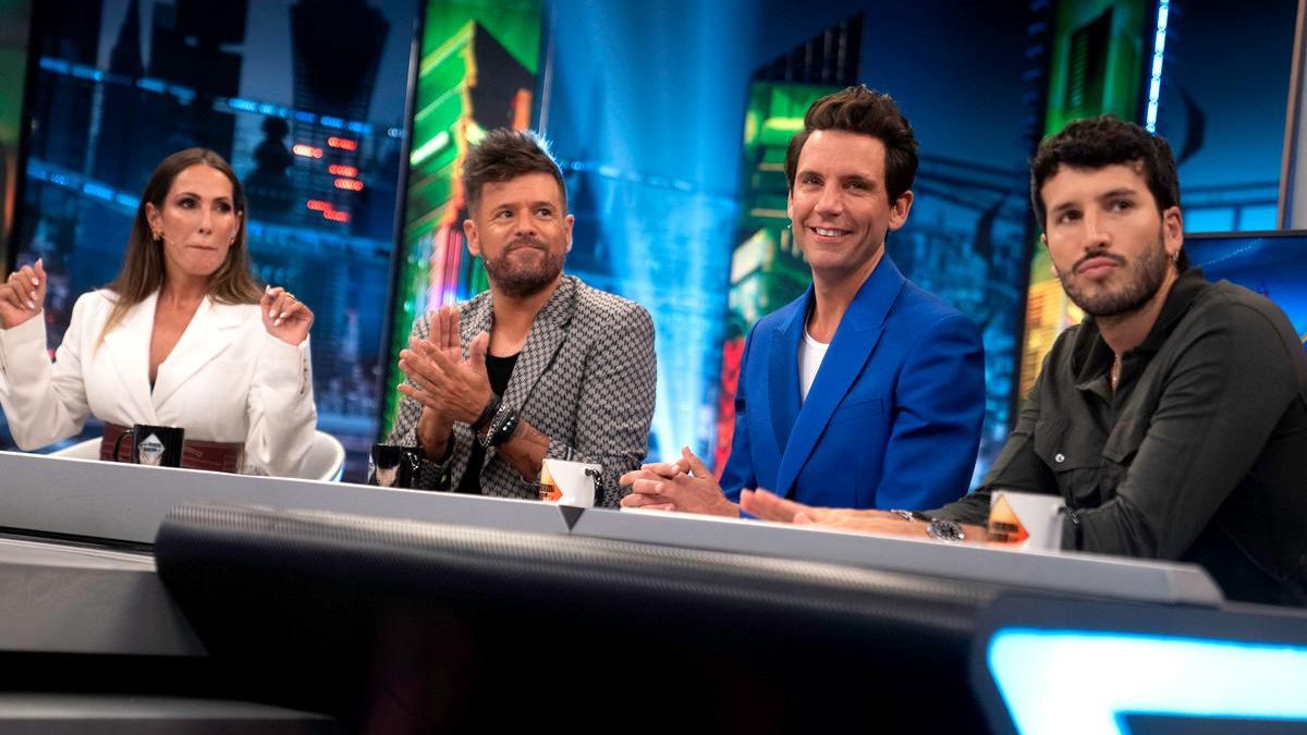 Malú, Pablo López, Mika y Sebastián Yatra en su visita a 'El Hormiguero'