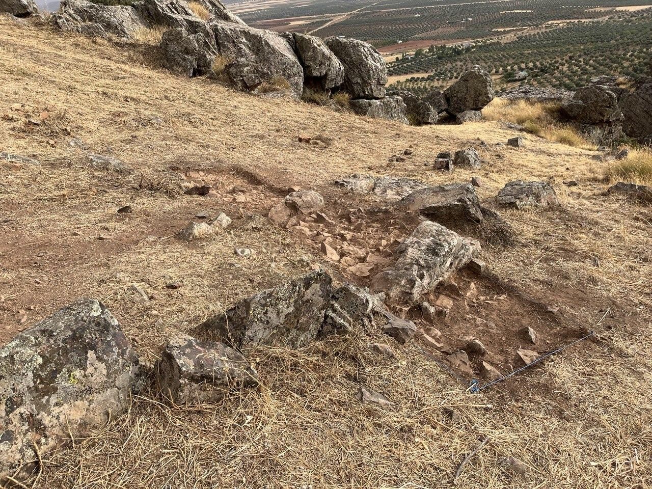 Parte meridional del yacimiento arqueológico de 'La Chorrera'