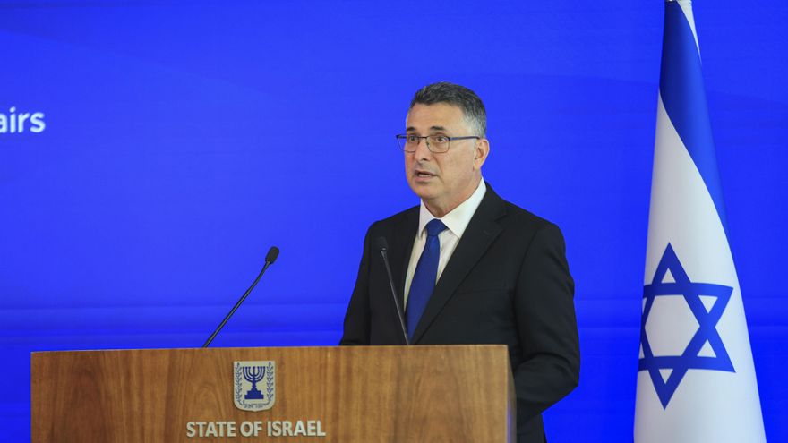 Fotografía del 14 de abril de 2026 del ministro de Asuntos Exteriores israelí, Gideon Saar. EFE/ Magda Gibelli