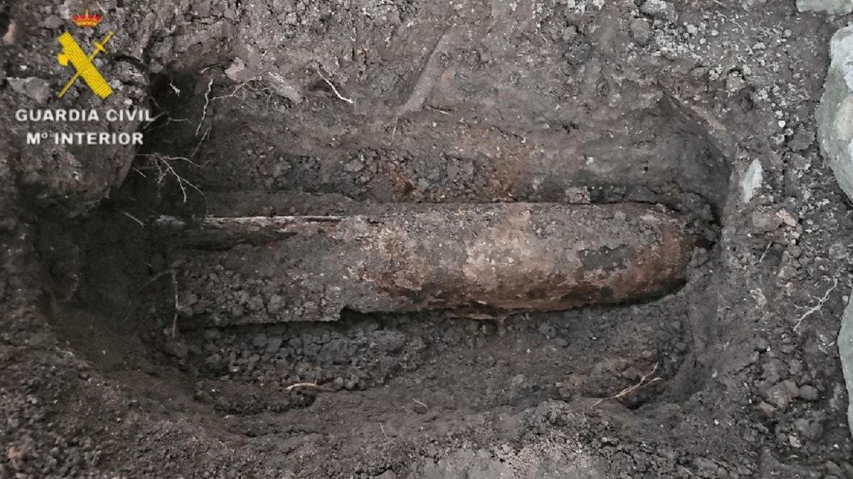 Bomba hallada en Val de Santo Domingo