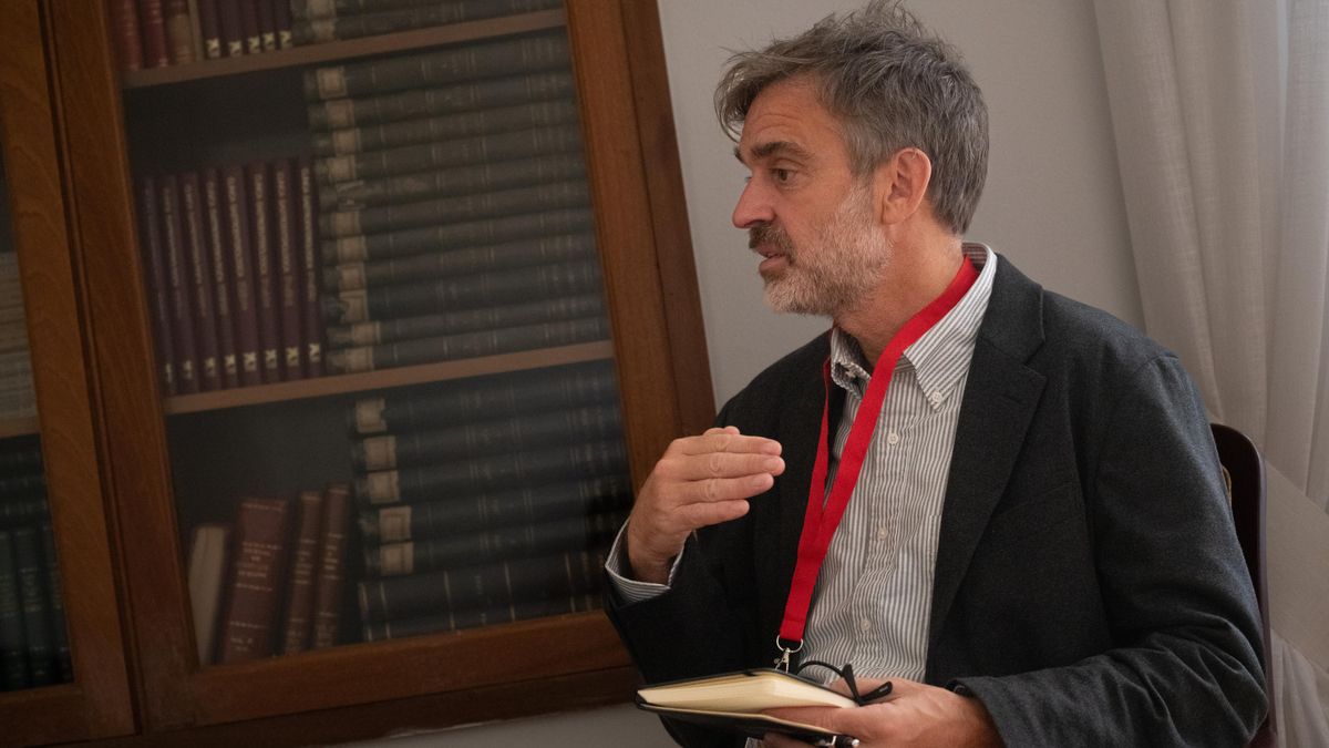 David Erritzøe, del Imperial College de Londres, durante la entrevista.