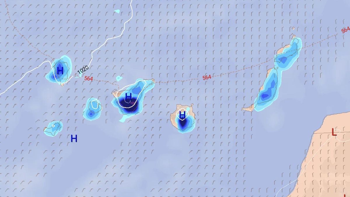 Las lluvias se asientan en Canarias: esta es la previsión de Aemet para los próximos días