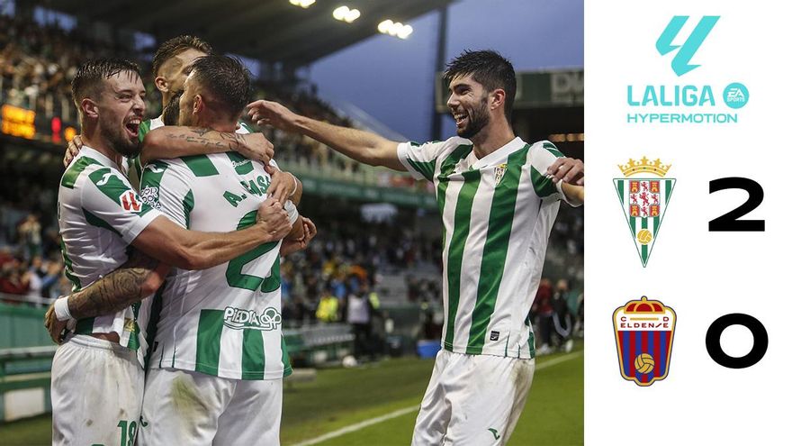 El Córdoba CF no falla en El Arcángel y vence al CD Eldense