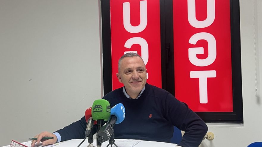 El secretario general de UGT Cantabria, Mariano Carmona