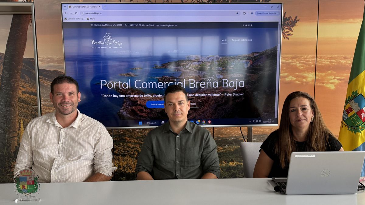 Breña Baja impulsa la economía local con el nuevo portal para el comercio local