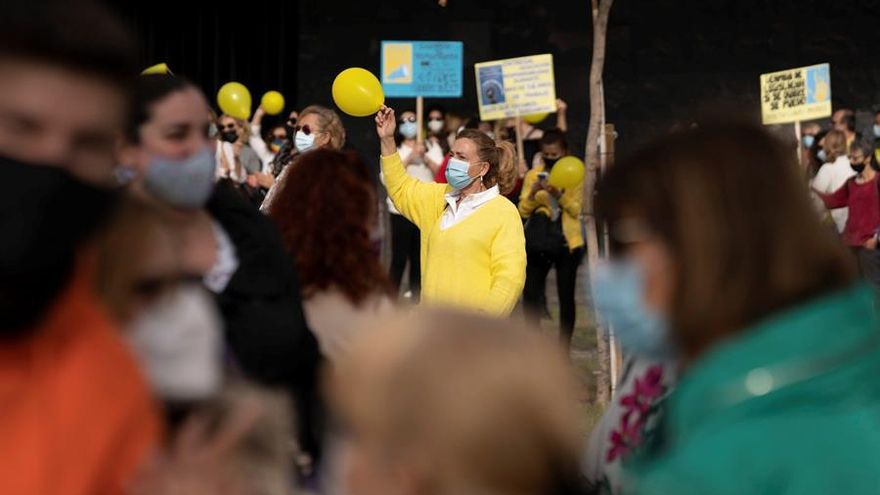 La próxima movilización será el 14 de enero a las 11.00 horas en la Plaza de la Feria de la capital grancanaria y en Tenerife frente a la subdelegación de Gobierno