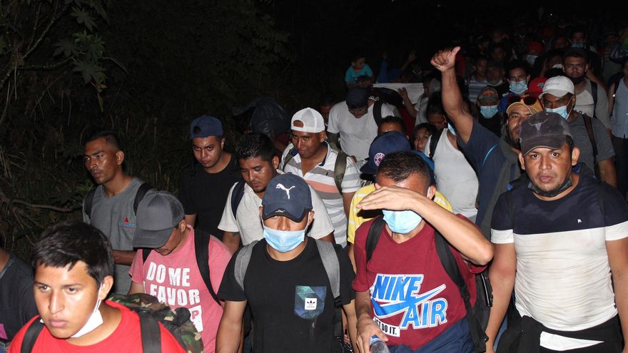 Autoridades mexicanas disuelven la primera caravana migrante de 2022