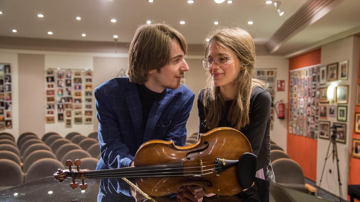 El Dúo Swann ofrece un recital de violín y piano este domingo en la Sala Eutherpe de León