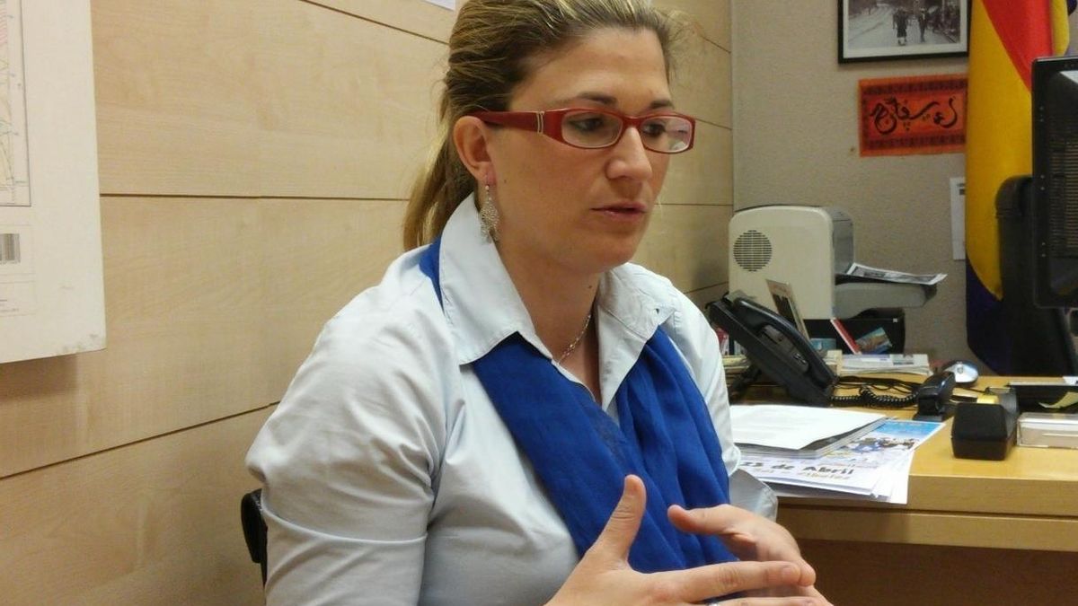La concejal de IU Raquel López, cabeza de lista de IUCM al Ayuntamiento de Madrid. / Europa Press
