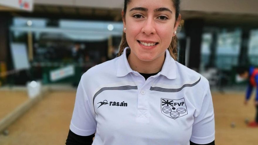 Sara Díaz, campeona de España de petanca