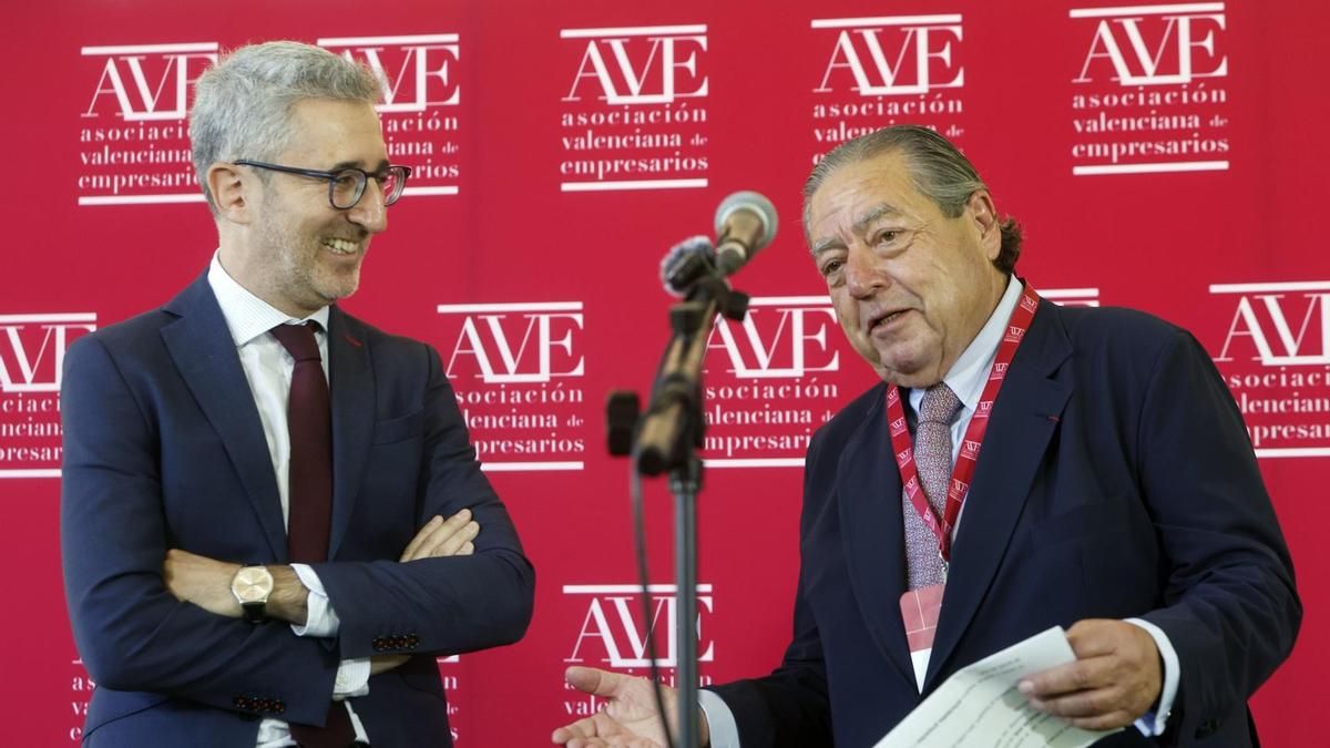 Los grandes empresarios valencianos reclaman al Consell de Pérez Llorca que apoye la nueva financiación propuesta por el Gobierno