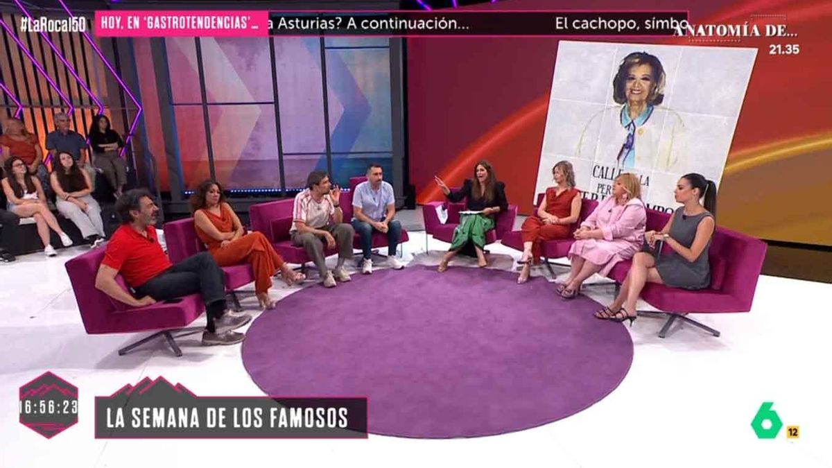 La Roca debatió sobre la calle a María Teresa Campos