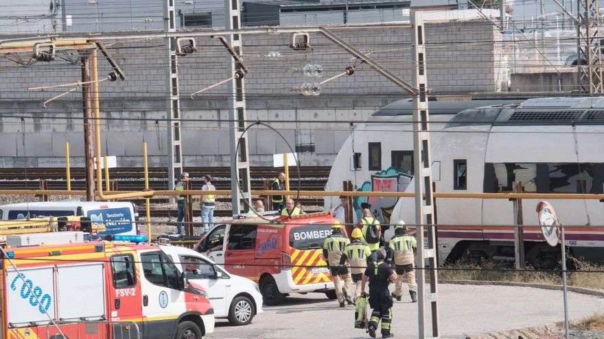 El tren donde se ha hallado el cuerpo de Álvaro Prieto llevaba averiado y parado desde el 24 de agosto