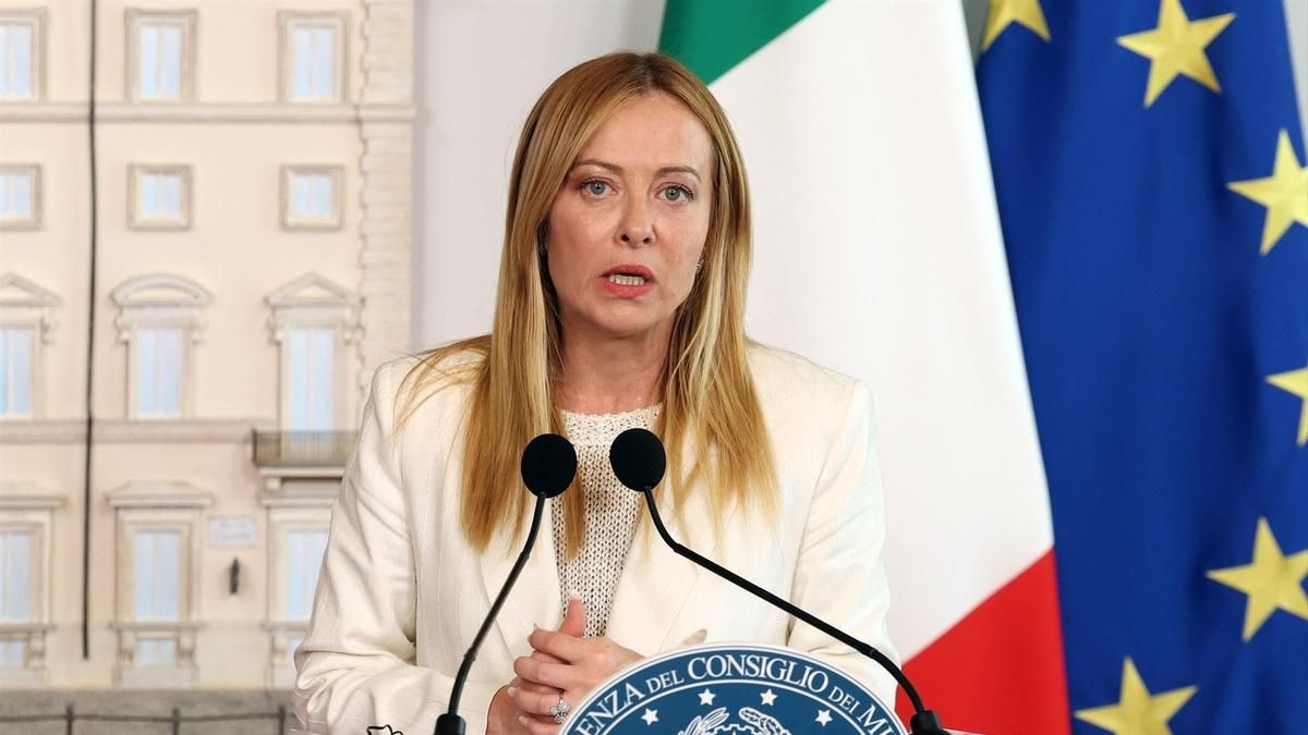 La primera ministra italiana, Giorgia Meloni