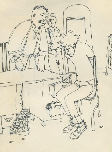 Interrogatorio en un despacho de la DGS (noviembre de 1974)