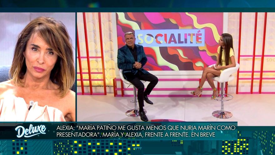 Alexia Rivas 'sustituyó' a Patiño en 'Socialité' y contó una anécdota estrambótica del 'Merlos Place'