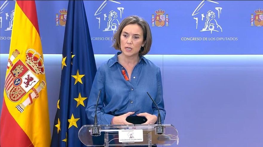La portavoz del PP en el Congreso,  Cuca Gamarra.