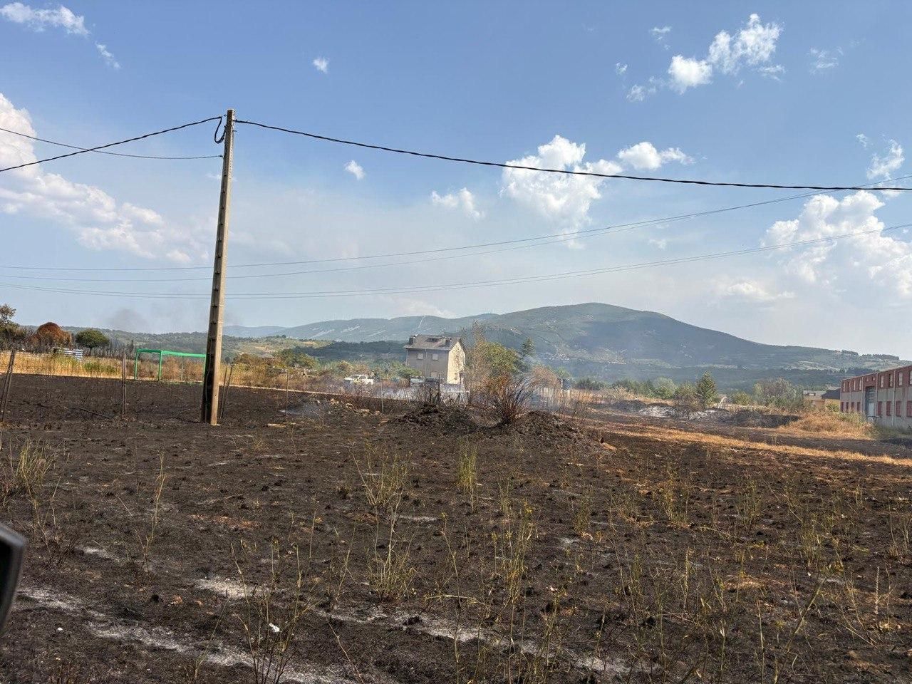 Incendio en Villaverde de los Cestos. / ILEÓN