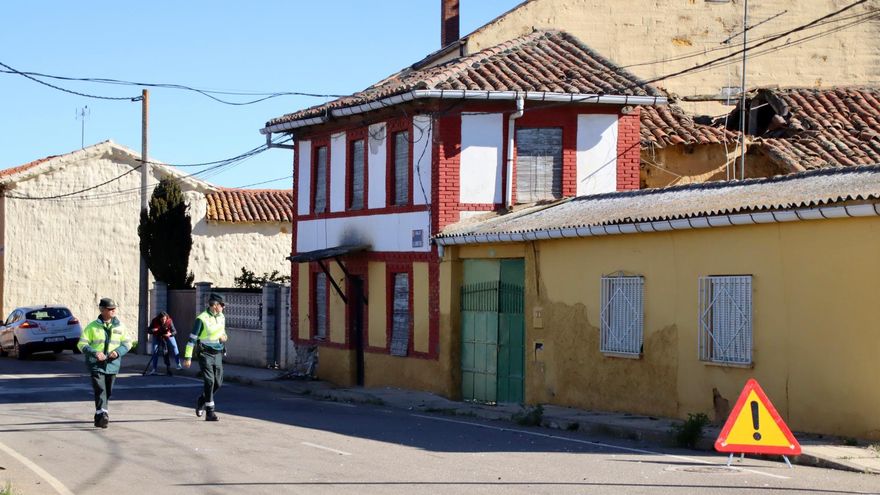 La casa donde colisionó el coche.