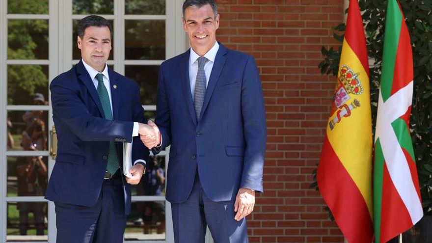 Sánchez acuerda con Pradales iniciar el traspaso a Euskadi de la gestión de la Seguridad Social
