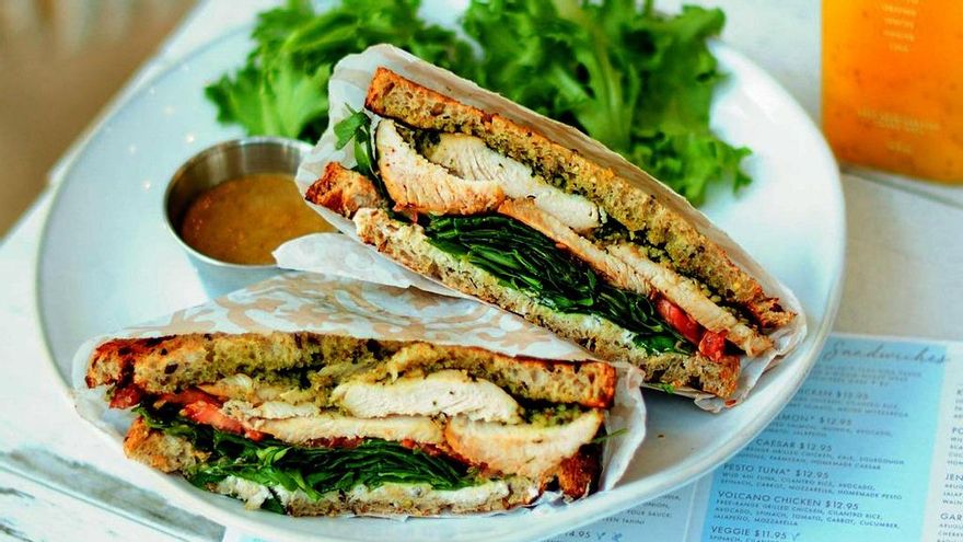 Un bocadillo o sándwich también puede ser una opción saludable