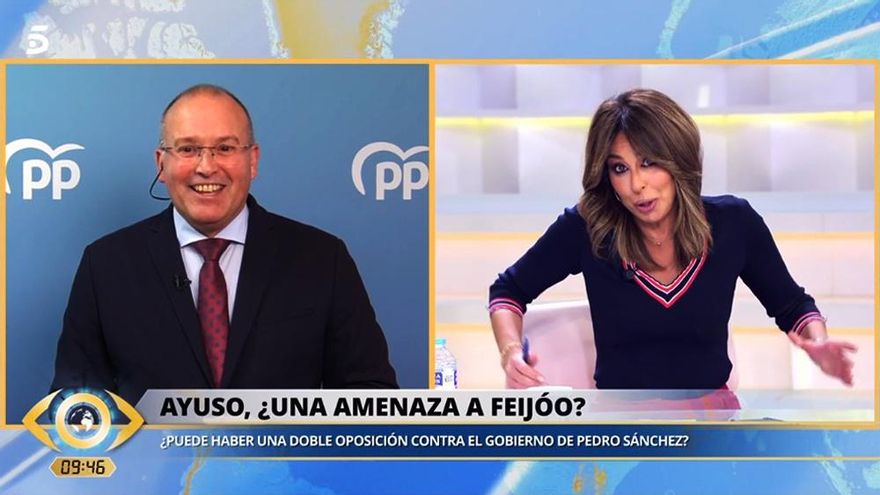 El recado de Ana Terradillos al portavoz del PP en el Congreso tras entrevistarlo en Telecinco: "No me ha contestado a nada"