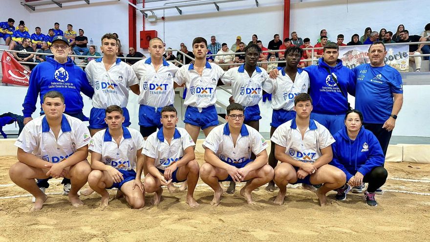 Tenerife gana el Trofeo Alfredo Martín El Palmero de lucha canaria de selecciones cadetes