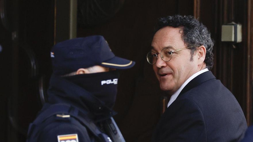 El fiscal general del Estado, Álvaro García Ortiz, llega al Tribunal Supremo este miércoles.