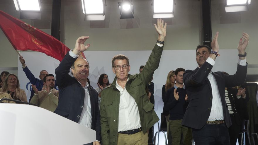 Feijóo a UPN: "Que nadie pida el voto de los constitucionalistas para pastelear con EH Bildu, Sánchez y Chivite"