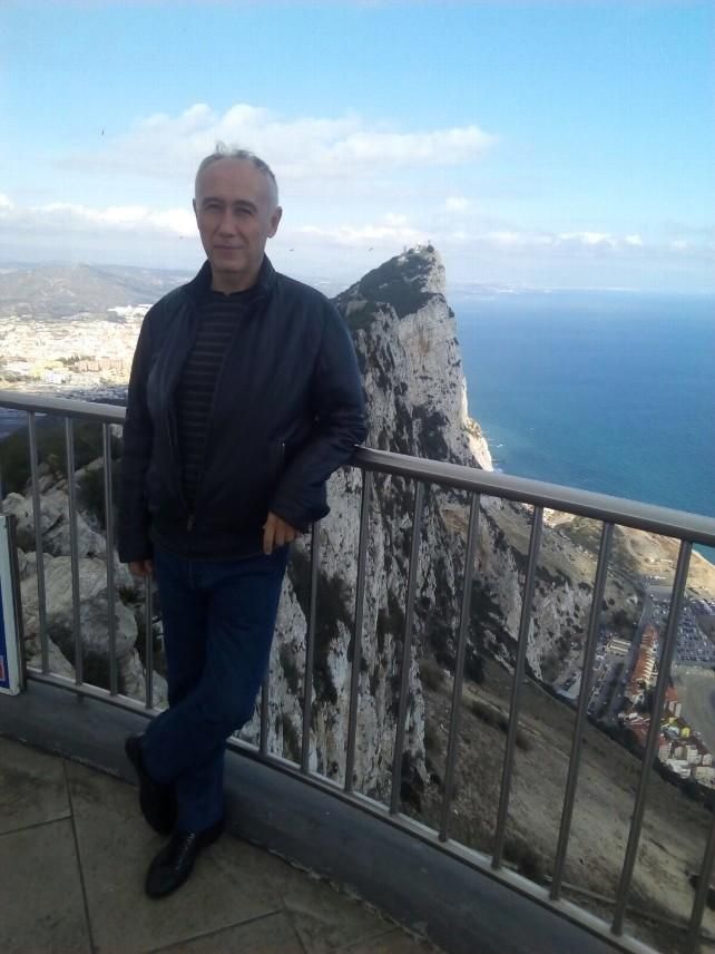 Juan Antonio Pascual, en Gibraltar.