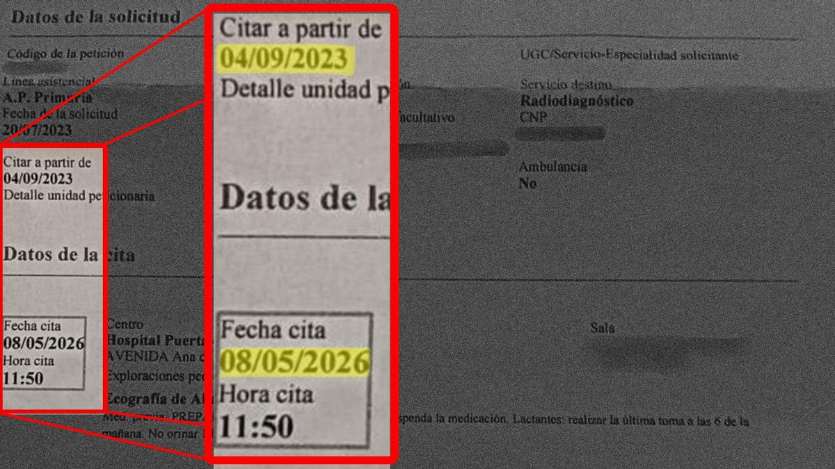 "¿Sigue usted interesada en la cita médica que pidió en 2023?": una mujer de Cádiz, tres años esperando una ecografía