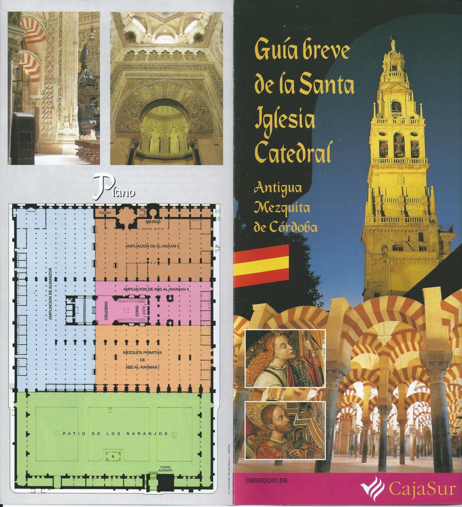 Portada del folleto de 1998