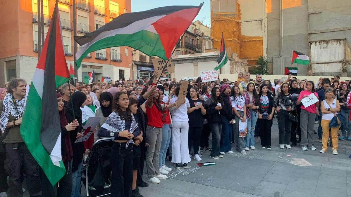 Concentración en Guadalajara en apoyo a la flotilla y contra el genocidio en Gaza