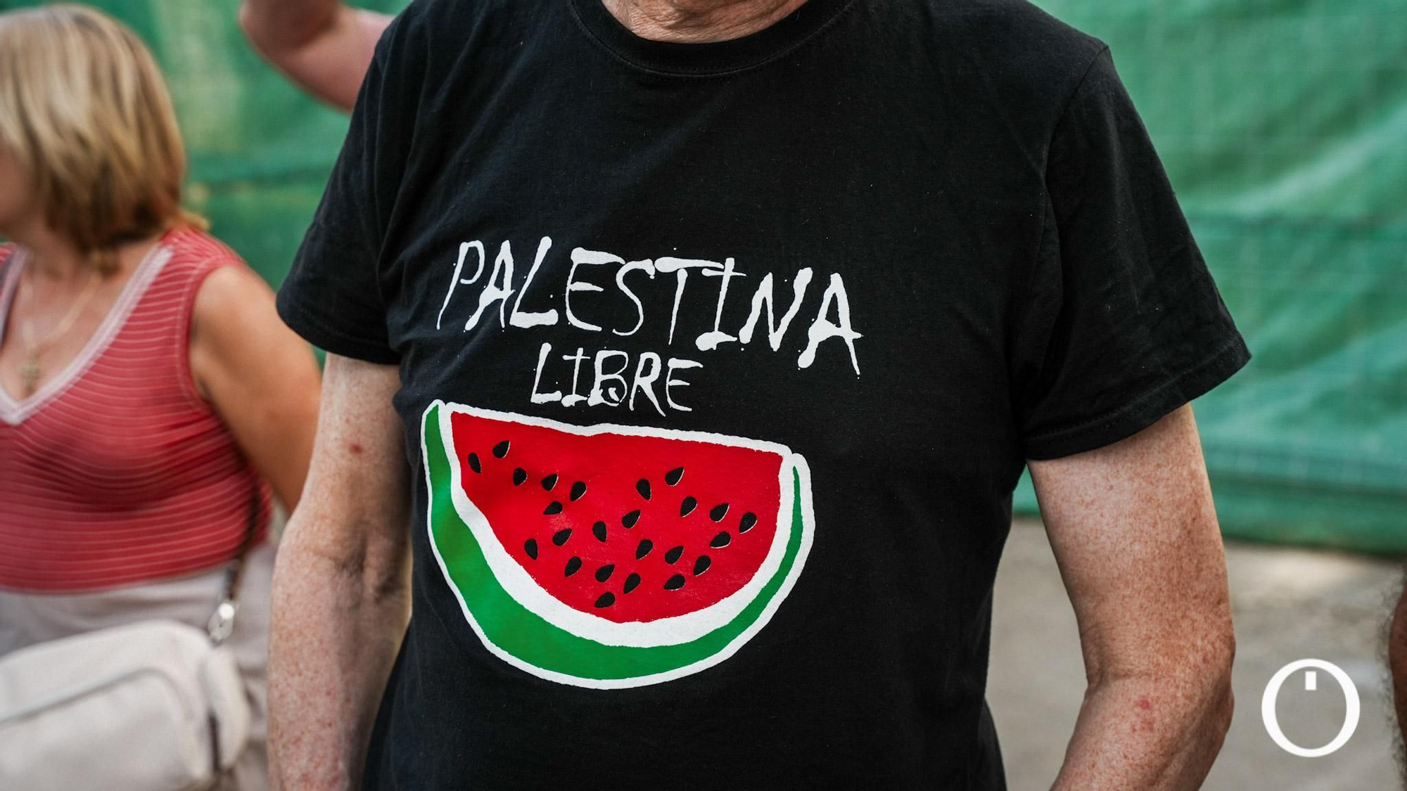 Concentración contra el genocidio en Palestina