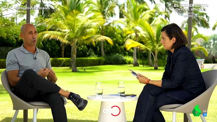 La entrevista de Ana Pastor a Rubiales eleva a 'El Objetivo' (9.1%) a su mejor dato de audiencia en dos años