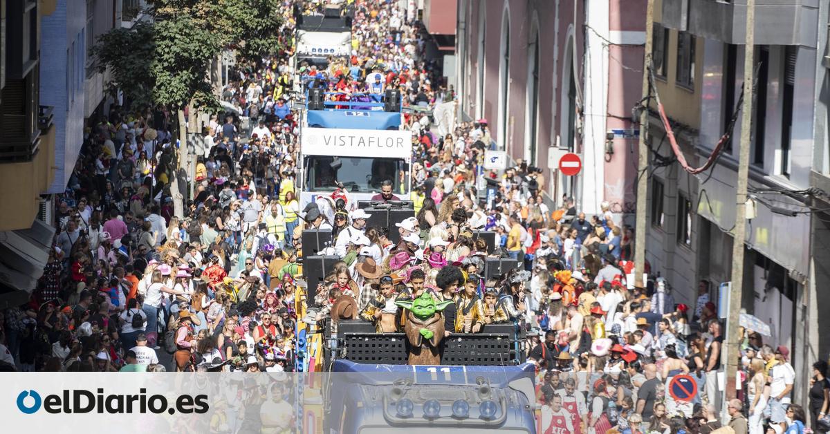 Unas 50.000 personas participan en la cabalgata infantil del Carnaval de Las Palmas de Gran Canaria