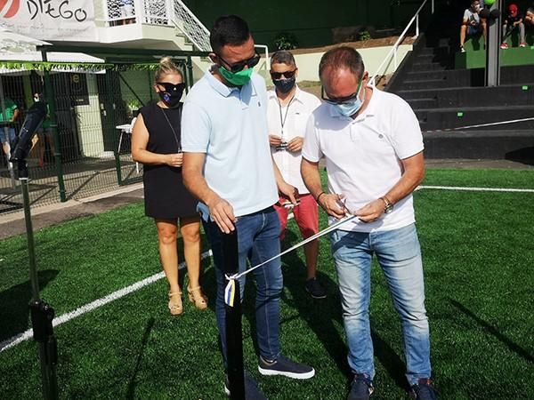 Inauguración del césped artificial. Septiembre de 2020. Foto: ATLÉTICO PASO